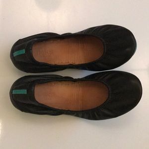 Tieks Matte black, size 7